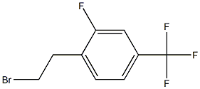 1-(2-bromoethyl)-2-fluoro-4-(trifluoromethyl)benzene 구조식 이미지