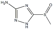 1H-1,2,4-Triazol-3-amine,5-(methylsulfinyl)-(9CI) 구조식 이미지