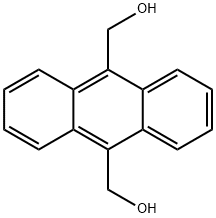 9,10-bis(carbinol) anthracene 구조식 이미지