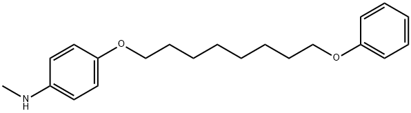 N-메틸-4-(8-페녹시옥톡시)아닐린 구조식 이미지