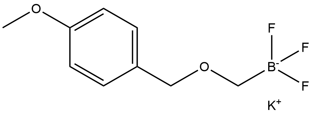 Potassium (4-methoxy)benzyloxymethyltrifluoroborate 구조식 이미지