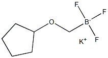 칼륨시클로펜톡시메틸트리플루오로보레이트 구조식 이미지