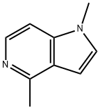 1H-Pyrrolo[3,2-c]pyridine,1,4-dimethyl-(9CI) Structure