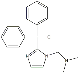 (1-Dimethylaminomethyl-1H-imidazol-2-yl)-diphenyl-methanol Structure