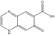6-퀴녹살린카르복실산,7-히드록시-(6CI) 구조식 이미지