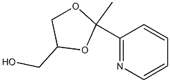 1,3-Dioxolane-4-methanol,2-methyl-2-(2-pyridyl)-(6CI) 구조식 이미지