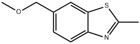 Benzothiazole, 6-(methoxymethyl)-2-methyl- (6CI,9CI) Structure