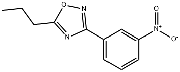 3-(3-니트로페닐)-5-프로필-1,2,4-옥사디아졸 구조식 이미지