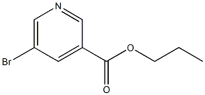5-Bromo-nicotinic acid propyl ester 구조식 이미지