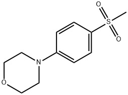 4-(4-Methanesulfonyl-phenyl)-morpholine 구조식 이미지