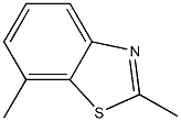 Benzothiazole, 2,7-dimethyl- (6CI,9CI) Structure