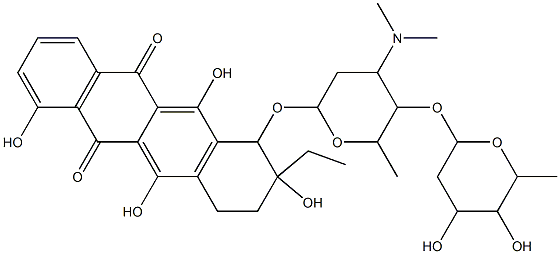 cosmomycin B' Structure