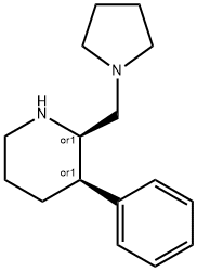 (2R,3R)-3-phenyl-2-(pyrrolidin-1-ylmethyl)piperidine Structure