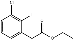 ethyl 2-(3-chloro-2-fluorophenyl)acetate 구조식 이미지