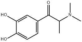 Propiophenone, 2-dimethylamino-3,4-dihydroxy- (6CI) Structure