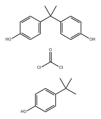 P-비스페놀 A-포스겐 중합물 구조식 이미지