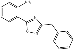 2-(3-benzyl-1,2,4-oxadiazol-5-yl)aniline Structure