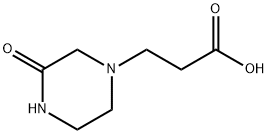 3-(3-oxopiperazin-1-yl)propanoic acid 구조식 이미지