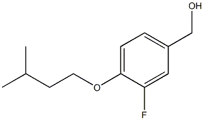 [3-fluoro-4-(3-methylbutoxy)phenyl]methanol Structure