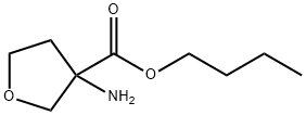 3-aminotetrahydro-3-Furancarboxylic acid butyl ester 구조식 이미지