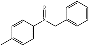 Benzene, 1-methyl-4((phenylmethyl)sulfinyl))- Structure