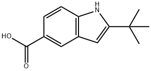 2-tert-butyl-1H-indole-5-carboxylic acid Structure