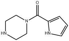1-(1H-피롤-2-일카르보닐)피페라진(염분데이터:HCl) 구조식 이미지