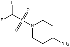 1-(difluoromethane)sulfonylpiperidin-4-amine 구조식 이미지