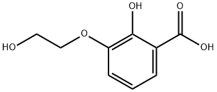 2-Hydroxy-3-(2-Hydroxyethoxy)Benzoic Acid(WXC01233) Structure