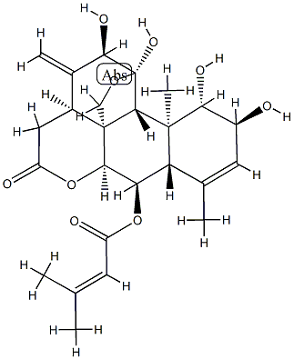 13,18-dehydro-6alpha-senecioyloxychaparrin Structure