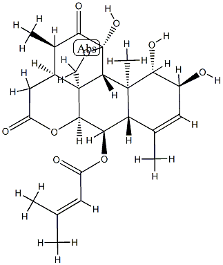 12-dehydro-6alpha-senecioyloxychaparrin Structure