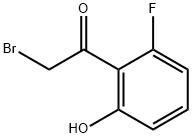 2-Bromo-1-(2-fluoro-6-hydroxyphenyl)ethanone Structure
