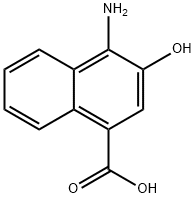 1-Naphthalenecarboxylicacid,4-amino-3-hydroxy-(9CI) Structure