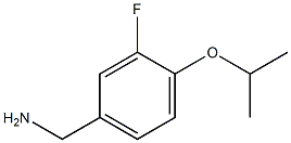 [3-fluoro-4-(propan-2-yloxy)phenyl]methanamine 구조식 이미지