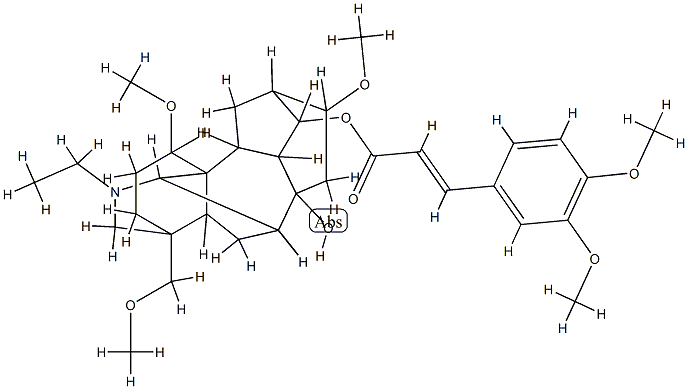 methylgymnaconitine Structure