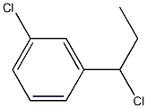 1-chloro-3-(1-chloropropyl)benzene Structure