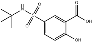 5-(tert-butylsulfamoyl)-2-hydroxybenzoic acid Structure