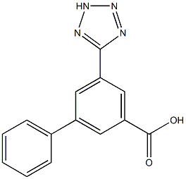 5-(2H-tetrazol-5-yl)biphenyl-3-carboxylic acid Structure