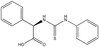 (R)-2-PHENYL-2-(3-PHENYLTHIOUREIDO)ACETIC ACID Structure