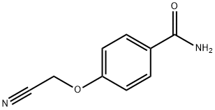 4-(cyanomethoxy)benzamide Structure