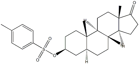 Androstan-17-one,3-[[(4-methylphenyl)sulfonyl]oxy]-,(3,5)- Structure