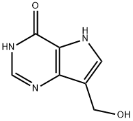 4H-Pyrrolo[3,2-d]pyrimidin-4-one,1,5-dihydro-7-(hydroxymethyl)-(9CI) 구조식 이미지