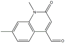 4-Quinolinecarboxaldehyde,1,2-dihydro-1,7-dimethyl-2-oxo-(9CI) 구조식 이미지