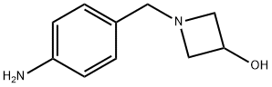 1-[(4-AMINOPHENYL)METHYL]-3-AZETIDINOL 구조식 이미지