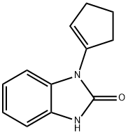 2H-Benzimidazol-2-one,1-(1-cyclopenten-1-yl)-1,3-dihydro-(9CI) Structure