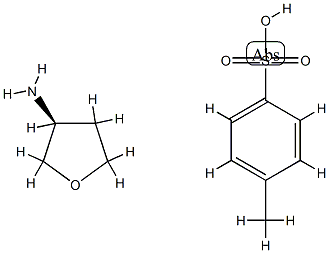 3-Furanamine, tetrahydro-, (3S)-, 4-methylbenzenesulfonate Structure