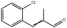 2-Propenal,3-(2-클로로페닐)-2-메틸- 구조식 이미지