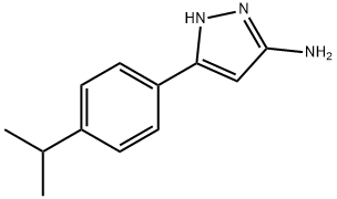 3-(4-isopropylphenyl)-1H-pyrazol-5-amine 구조식 이미지