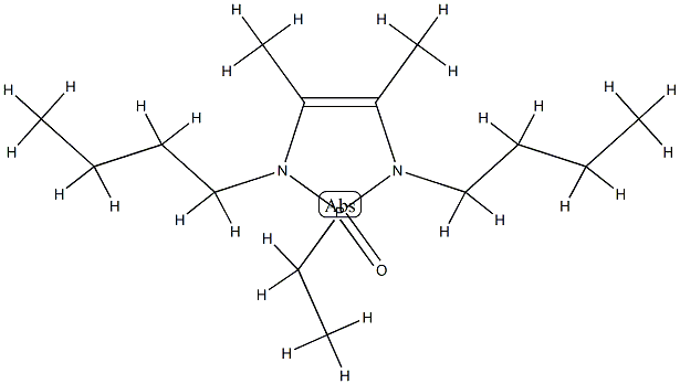 1,3-dibutyl-2-ethyl-4,5-dimethyl-1,3-diaza-2$l^{5}-phosphacyclopent-4- ene 2-oxide 구조식 이미지