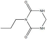 1,3,5-Triazine-2,4(1H,3H)-dione,dihydro-3-propyl-(9CI) 구조식 이미지